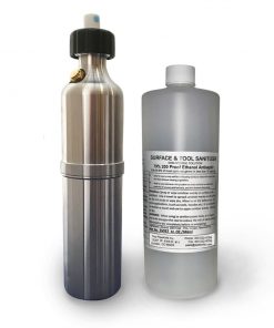 Pressurized Spray Bottle with Surface Sanitizer
