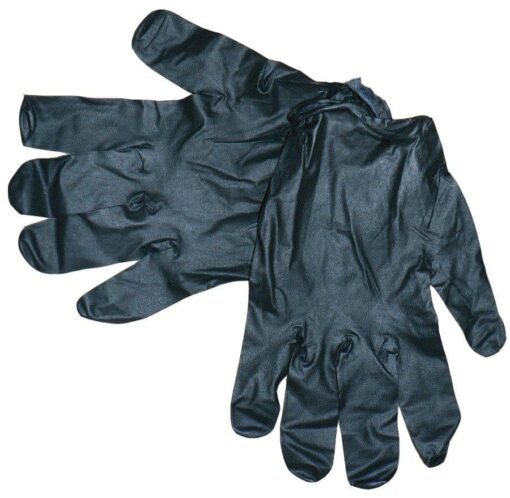black gloves for manual work